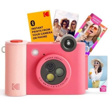 KODAK 即影即有及相片打印机(粉红色) SMILE+/FUCHSIA