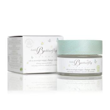 LITTLE BUTTERFLY LONDON soft as moonlight nappy change cream 50ml