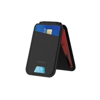 MOMAX 1-Wallet磁吸卡片套支架 (黑色) SR29D