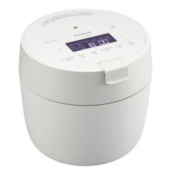 PANASONIC 0.9公升IH磁應黑鑽西施電飯煲(白色) SRCR09B/W