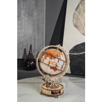 ROKR 夜光地球仪 DIY 3D 木制拼图 167*203*293mm