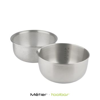 Metier Atelier 21cm 搅拌碗连筲箕套装