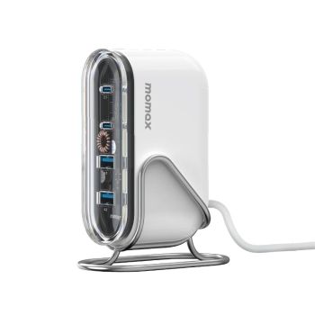MOMAX 1-Charge Flow 80W 四輸出桌面 GaN 充電座 UM53UKW