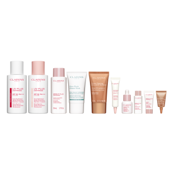 Clarins 抗污染透白防晒霜套装