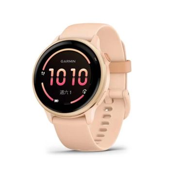 GARMIN GPS智能手錶(晨曦粉) VIVOACTIVE6/MET/PP/0100298543