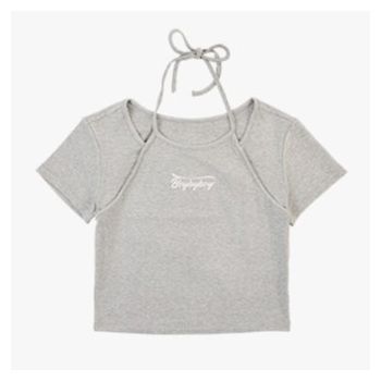 BOY LONDON 女士掛脖LOGO T恤