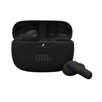 JBL 真無線降噪耳柄形入耳式耳機(曜石黑) WAVEBEAM2/BLACK