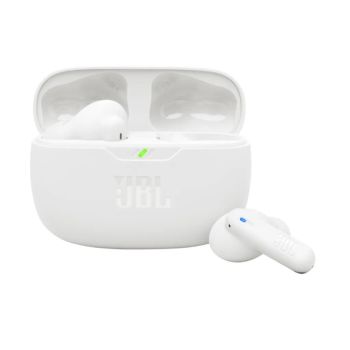 JBL 真無線降噪耳柄形入耳式耳機(珍珠白) WAVEBEAM2/WHITE