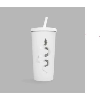 WHTE PARIS 白色黑曼巴保溫杯