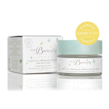 LITTLE BUTTERFLY LONDON wrapped in love calming anti-pollution baby face cream 50ml