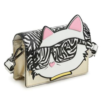 KARL LAGERFELD KIDS Coated Fabric Shoulder Bag